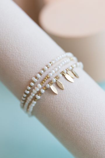 Bracelet Doré perles