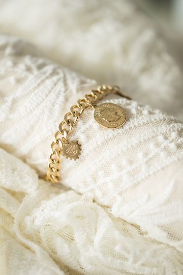 Hadrian - Bracelet doré